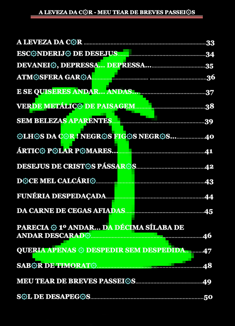 4 A LEVEZA DA COR a 4 A LEVEZA DA COR a 4 A LEVEZA DA COR a